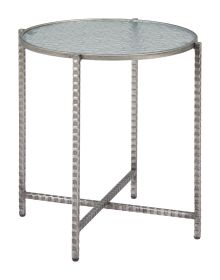 Vetro Side Table Silver