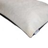 12" X 20" Off White Cowhide Set Of 2 Pillows