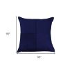18" X 18" X 5" Navy  Pillow