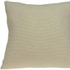 20" X 7" X 20" Beautiful Transitional Tan Pillow Cover With Poly Insert