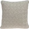 20" X 7" X 20" Charming Transitional Beige Accent Pillow Cover With Poly Insert