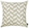 18"X18"Gray Olive Towers Decorative Throw Pillow Cover Printed