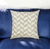 18"X18"Gray Olive Towers Decorative Throw Pillow Cover Printed