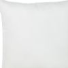 Set Of 2 Bright White Brushed Twill Decorative Throw Pillow Covers