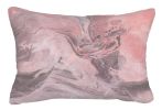 12" X 20" Pink Lumbar Throw Pillow Cover