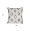 Neutral Browns Ikat Decorative Throw Pillow Cover