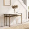 Bild Console Table White & Brass