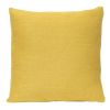 18" Mustard Yellow Tweed Textured Velvet Throw Pillow