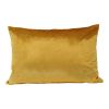 14" X 20" Yellow Lumbar Throw Pillow