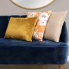 14" X 20" Yellow Lumbar Throw Pillow