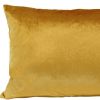 14" X 20" Yellow Lumbar Throw Pillow