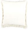 Square Ivory Shag Throw Pillow