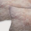 Set of Two 12" X 20" Blush Cowhide Throw Pillow