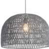Gray Lantern Metal Dimmable Ceiling Light With Shades