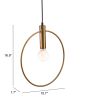 Gold Ring Metal Dimmable Chandelier