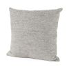 18" Gray Linen Throw Pillow Cover