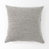18" Gray Linen Throw Pillow Cover