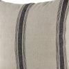 Beige And Black Striped Pillow Cover