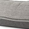 Light And Dark Gray Lumbar Throw Pillow Cover