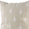 Beige And White Patterned Pillow Cover