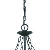 Belle 3-Light Matte black Hanging light