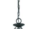 Belle 3-Light Matte black Hanging light