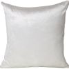 18" X 18" White Cotton Zippered Pillow
