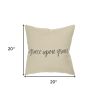 Black Taupe Canvas Grace Throw Pillow
