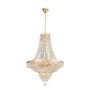 Classy Glam Gold Faux Crystal Chandelier