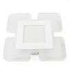 White Modern Acrylic LED Square Ceiling Light