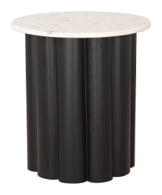 Slika Side Table White & Black