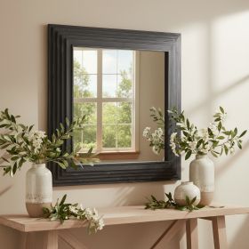 Kare Mirror Black