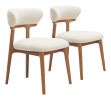 Cedar Dining Chair White & Walnut