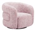 Refine Swivel Chair Pink Tweed