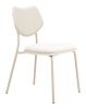Zeal Dining Chair Light Gray & Beige