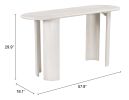 Risan Console Table Whitewashed