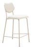 Zeal Counter Stool Light Gray & Beige