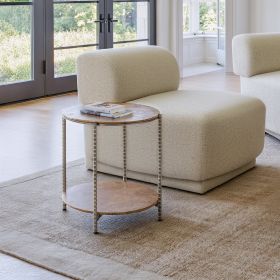 Adna Side Table Brown