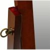Modern Full Length Freestanding Bedroom Floor Cheval Mirror in Cherry