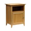 Simple End Table Nightstand Accent Table in Natural Wood Finish