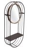 Saroni Mirror Shelf Antique Gray