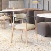 Equinox Dining Chair Oyster Gray & Natural