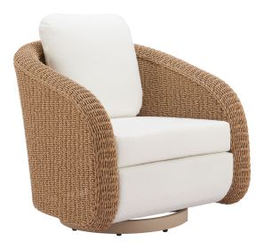 Solara Swivel Chair Ivory