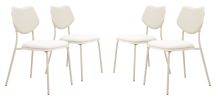 Zeal Dining Chair Light Gray & Beige