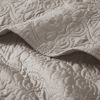 Oversized Quilted Throw Khaki 60x70"