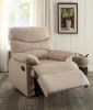 Arcadia Beige Woven Fabric Motion Recliner