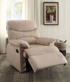 Arcadia Beige Woven Fabric Motion Recliner