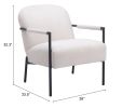 Chicago Accent Chair Ivory
