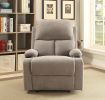 Grey Recliner with Cup Holder