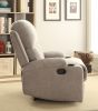 Grey Recliner with Cup Holder